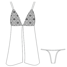 Fashion sewing patterns for LADIES Underwear Night cloth 2841